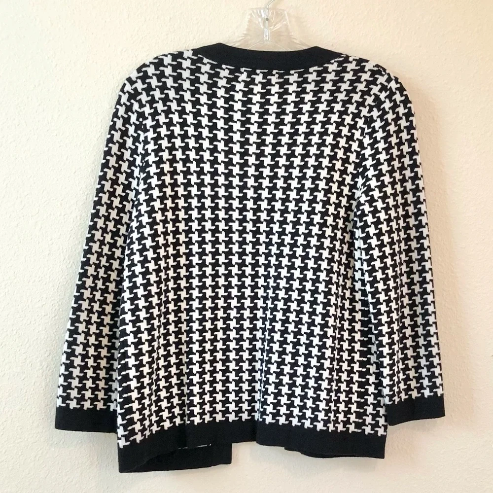LAND’S END Houndstooth Jacket - Picture 6 of 7